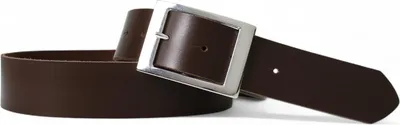 Produktbild von Ledergürtel Damen Echtleder 3,8 cm, rechteckige Schnalle silber, FRONHOFER