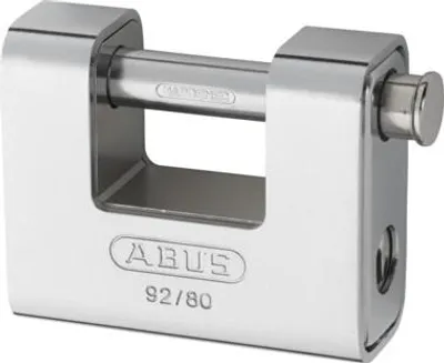Produktbild von Abus Vorhangschloss Monobloc 92/80 KA 8522 Stahl-Messing
