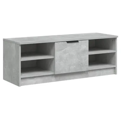 Zdjęcie produktu dla vidaXL Szafka pod TV betonowa szara 102x35,5x36,5 cm materiał drewnopochodny