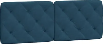 Immagine prodotto di Cuscino per testiera blu 120 cm in velluto