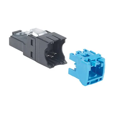Obrázok produktu pre Panduit FP6X88MTG, Plochý, Modrá, RJ-45, Samica, 26/22, Cat6a