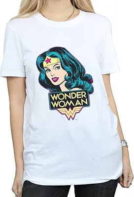 Produktbild von Wonder Woman - T-Shirt für Damen BI850 (M) (Weiß)