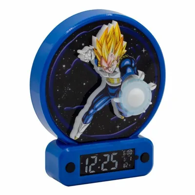Produktbild von Teknofun Dragon Ball Z Wecker mit Leuchtfunktion Vegeta 18 cm