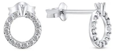 Produktbild von Glittering silver earrings Ring EA357W
