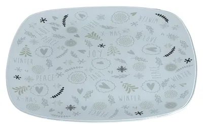 Produktbild von LEONARDO 039135, Servierplatte, Glas, Mehrfarbig, Quadratisch, 320 mm, 320 mm