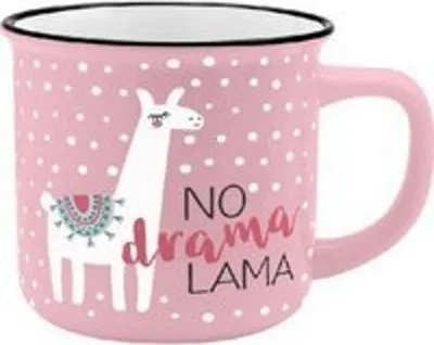 Produktbild von Gruss und Co 45784 Tasse mit Spruch Lama, New Bone China Porzellan, 35 cl