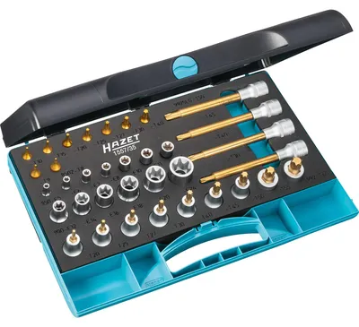 Imagen del producto de Juego de herramientas TORX 1557/35, de 35 piezas (1/4" + 1/2")