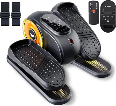 Produktbild von Mini Ellipsentrainer & Pedaltrainer, Untertisch Crosstrainer mit 12 Stufen, Fernbedienung, LED-Display, leise & tragbar, für Zuhause & Senioren