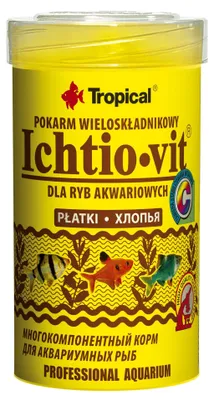 Obrázok produktu pre Tropical ICHTIO-VIT vločkové krmivo 100ml pre okrasné ryby