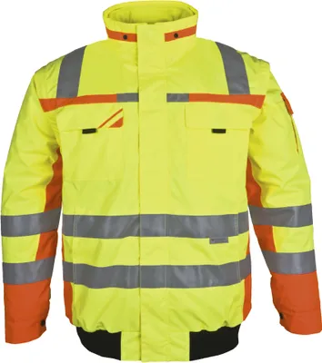 Produktbild von Pilotenjacke WARNSCHUTZ WINTER gelb/orange, Gr. M - PKA Klöcker