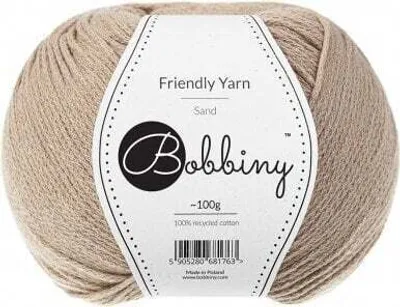 Produktbild von Bobbiny Friendly Yarn Sand Strickgarn