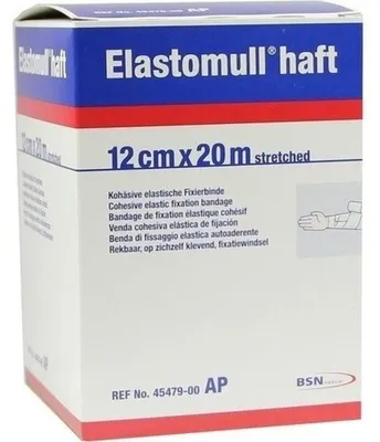 Productafbeelding van Elastomull zelfklevende verbandrol, 12 cm x 20 m, 1 stuk