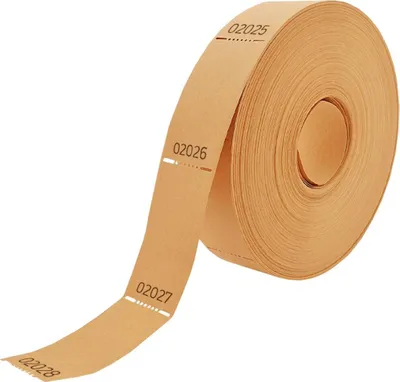 Obrázek produktu pro CombiCraft Blank kupony v roli oranžové - 5 rolí - 5x1000 kuponů