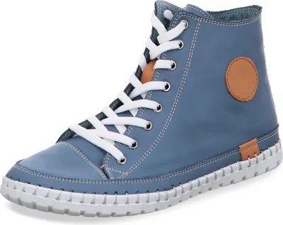 Produktbild von Gemini Damen Schnürboot Reißverschluss High Top Sneaker Stiefelette 395160-02, Größe:39 EU, Farbe:Mehrfarbig