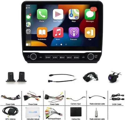 Productafbeelding van Autoradio Dubbel Din - 10 Inch Touchscreen - 64 GB Opslag - Android Systeem - Voor Fiat Ducato En Peugeot Boxer