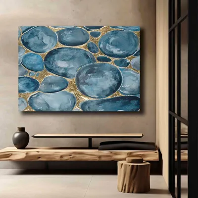 Image de Wallity, 70100softc-001, Peinture décorative sur toile, 100 % TOILE, Multicolore, 70 x 100 cm