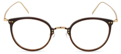 Obrázek produktu pro Sluneční brýle Rodenstock, obdélníkový tvar, acetátový rám, hnědé skla s gradientem, zlaté detaily, dámské
