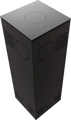 Produktbild von Kaminofen aus Stahl KRATKI TORA/S 8 kW Ø 150 Schwarzes Glaspaneel