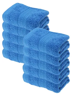 Produktbild von Julie Julsen BIO Gästetuch 10er Set 30x50 Royalblau