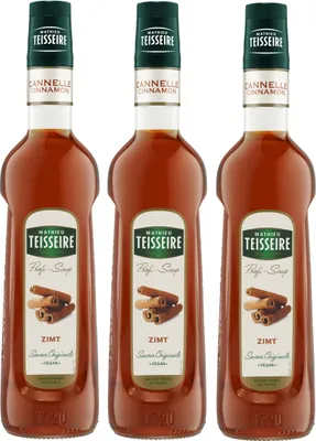 Zdjęcie produktu dla Syrop do napojów Mathieu Teisseire Cinnamon 0,7 l (opakowanie 3 szt.)