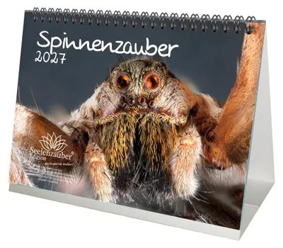 Produktbild von Spinnenzauber DIN A5 Tischkalender für 2027 - Seelenzauber