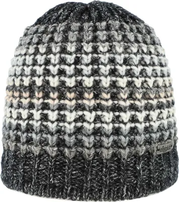 Eisglut Mehrfarbige Strickmütze Vanessal mit Fleece-Innenband in schwarz