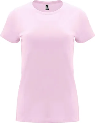 Produktbild von Roly CA6683 | Damen Capri T-Shirt, Tailliert und eng anliegend geschnitten - Farbe: 48 Light Pink - Größe: S