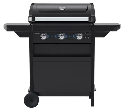 Produktbild von Campingaz Gasgrill Compact 3 EXS Dualgas 2226229 mit 3 Brennern und Seitenkocher