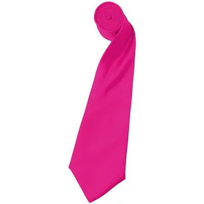 Productafbeelding van Premier satijnen stropdassen, effen kleur (2 stuks per verpakking) RW6934 (one size) (fuchsia)