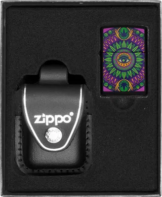 Produktbild von Feuerzeug-Set ZIPPO  CANNABIS PATTERN Geschenk No3