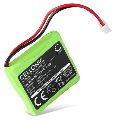 Zdjęcie produktu dla CELLONIC 1x akumulator do telefonów stacjonarnych, kompatybilny z modelami Siemens Gigaset E45, Gigaset E450, Gigaset E455, S30852-D1751-X1 – (500 mAh, 2,4 V)