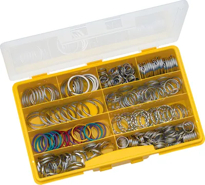 Image de WEDO Metall-Schlsselringe, 300er Sortimentskasten