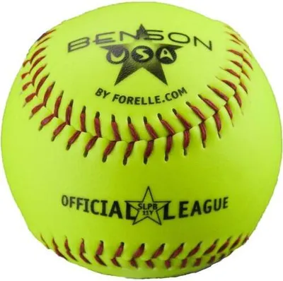 Produktbild von Benson SLPB11Y 11 Zoll gelber PVC-Softball | Trainingsball