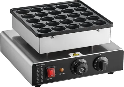 Image de Mini-gaufrier électrique commercial 25 pièces pour poffertjes
