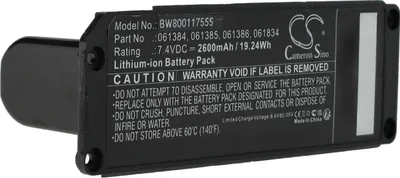 Produktbild von vhbw Akku kompatibel mit Bose SoundLink 413295, Mini Lautsprecher Boxen Speaker (2600 mAh, 7,4 V, Li-Ion)