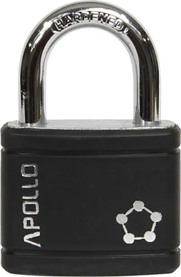 Produktbild von vorhängeschloss APOLLO 40 3kl. SCHWARZ