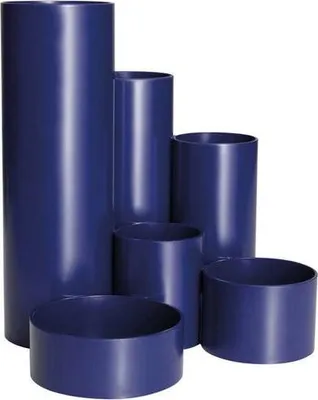 Produktbild von MAUL Stifteköcher MAULtubo Kunststoff 15.3 x 15.2 x 12.6 cm blau