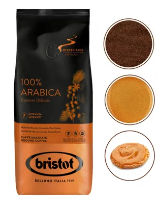 Obrázok produktu pre Bristot Arabica mletá káva stredne pražená 250g