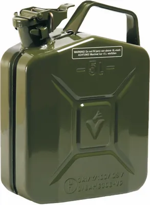 Image de Bidon de carburant Contenu 5l Vert olive RAL 6003 Acierbl.L230xL120xH310mm VALPRO