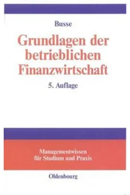 Immagine prodotto di Grundlagen der betrieblichen Finanzwirtschaft