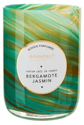 Produktbild von Duftkerze 275g wavy bergamotte jasmin - Atmosphera créateur d'intérieur