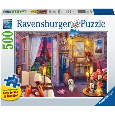 Produktbild von Ravensburger Puzzle – Gemütliches Badezimmer – 500 Teile
