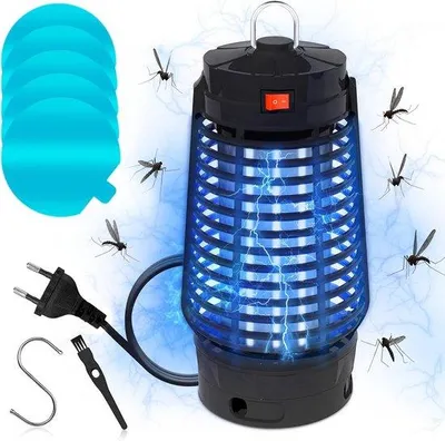 Productafbeelding van Elektrische Insectendoder met UV-Licht voor Binnen en Buiten, 100m² Bereik