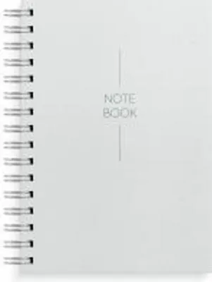 Produktbild von Burde Notizbuch A5, hellblau, 300 Seiten liniert, spiralgebunden, Kartoneinband