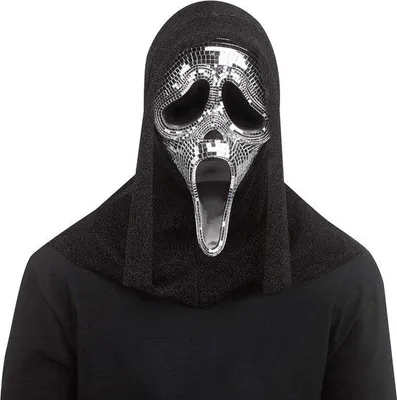 Produktbild von Famanu Masker für Kostüm mit Discospiegel-Design - Halloween Accessoire