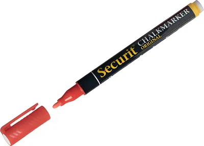 Image de Marqueur à craie Securit ORIGINAL SMALL rouge 1-2 mm