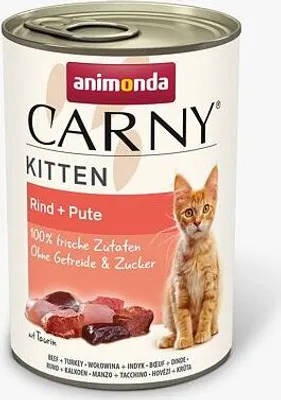 Obrázek produktu pro ANIMONDA konzerva CARNY Kitten - hovězí + krůta 400g