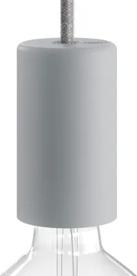 Immagine prodotto di EIVA Elegant, Kit portalampada per Esterno E27 IP65 in Silicone - Il Primo portalampada IP65 cablabile al Mondo - Grigio Ghiaccio