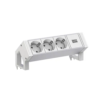 Produktbild von Bachmann Desk2 Alu White 3Xcee7/3 0,2M Gst18 Ral9010