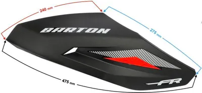 Produktbild von Gehäuse vorne rechts rot für Moped FR 2